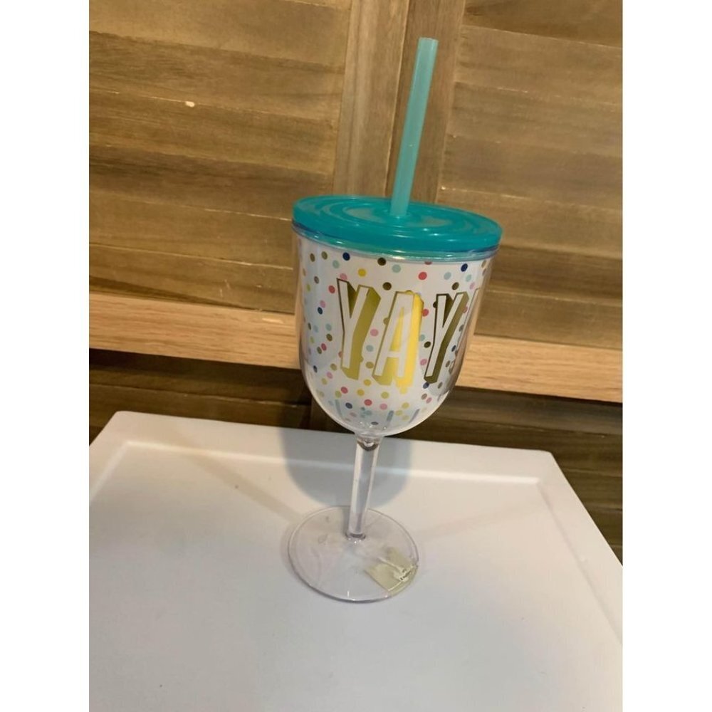 New Wine Class Tumbler Sippy Cup Plastic Acrylic